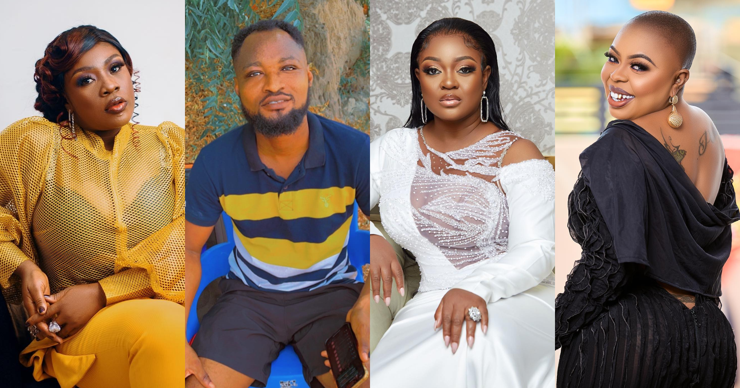 Jackie Appiah, Afia Schwar, Funny Face and 7 other celebs who marriages failed and ended within a short time