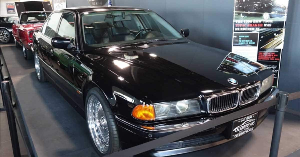 The BMW Tupac was shot in.