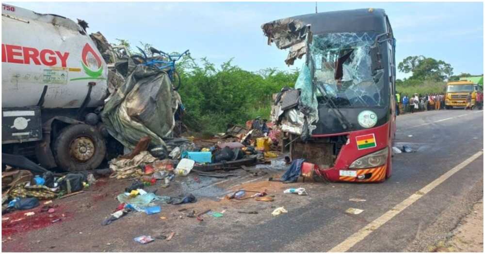 Kasoa-Winneba highway accident claims 16 lives.