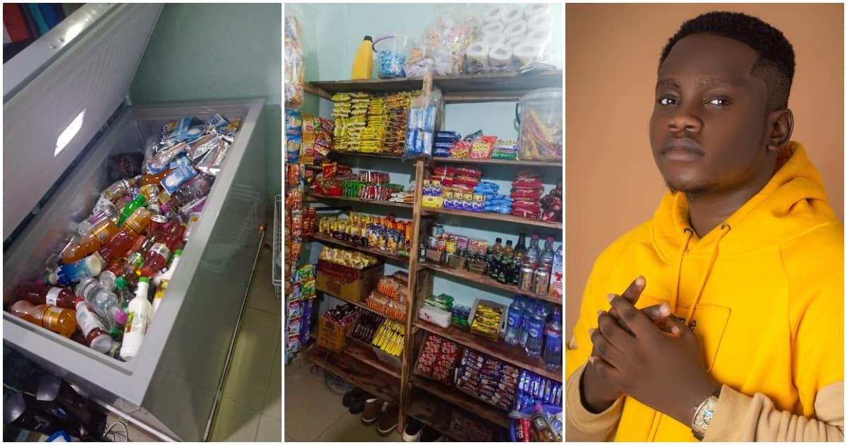 Joy as university student who turned his hostel room into a mini store celebrates opening a second one in another hostel
