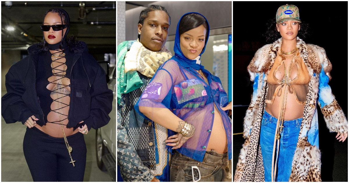 Maternity Fashion: Expectant Mum Rihanna Steps Out in Another Baby Bump-Bearing Ensemble
