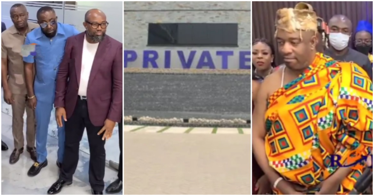 Gã Mantse, Despite, others attend unveiling of Ghana's 1st private jet terminal; video pops up