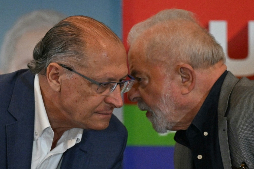 Though from different political backgrounds, Brazil's vice president-elect Geraldo Alckmin (L) and Luiz Inacio Lula da Silva (R) teamed up to defeat far-right incumbent Jair Bolsonaro