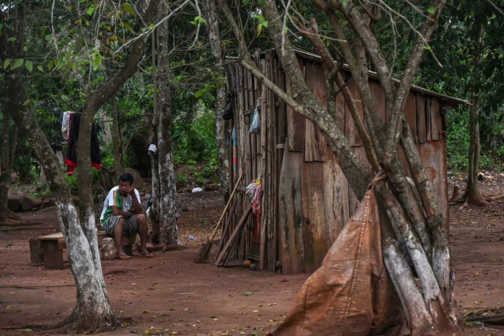Some 200 Indigenous families live in deep poverty in the Ava Guarani village of Marangatu, in southern Brazil, losing hope of one day regaining their ancestral lands