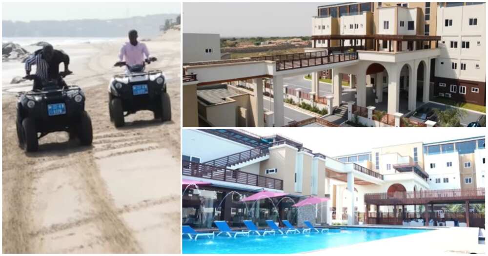 A young rich Ghanaian builds a resort in Gomoa Fetteh