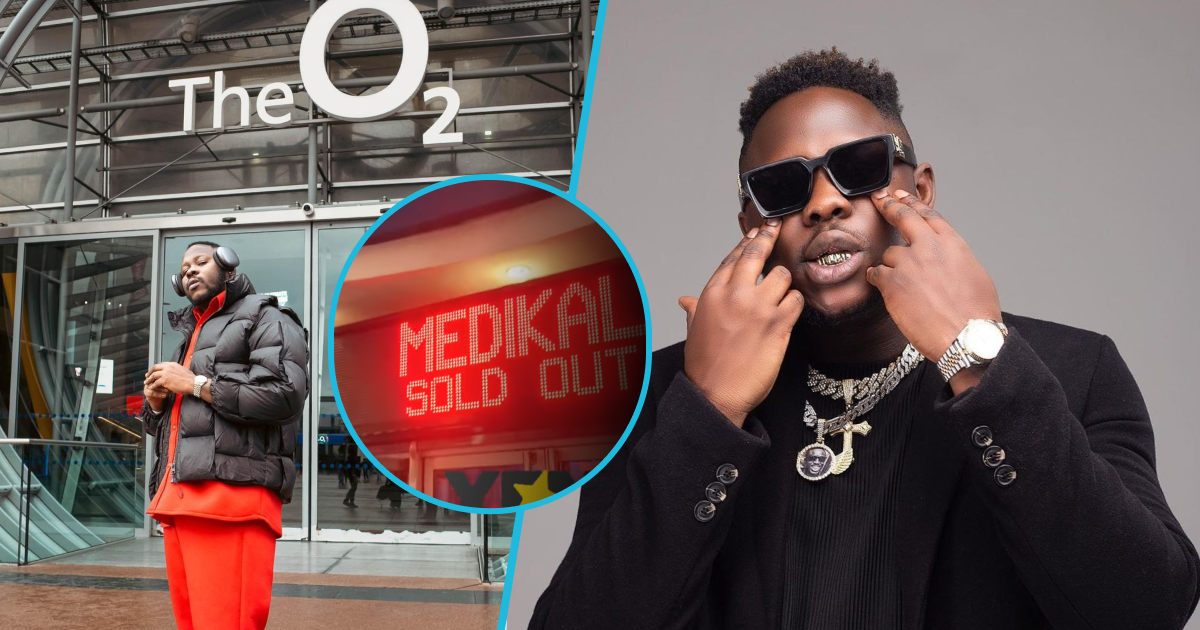 Medikal sells out London's O2 Indigo on his 1st try, venue lights up in his glory