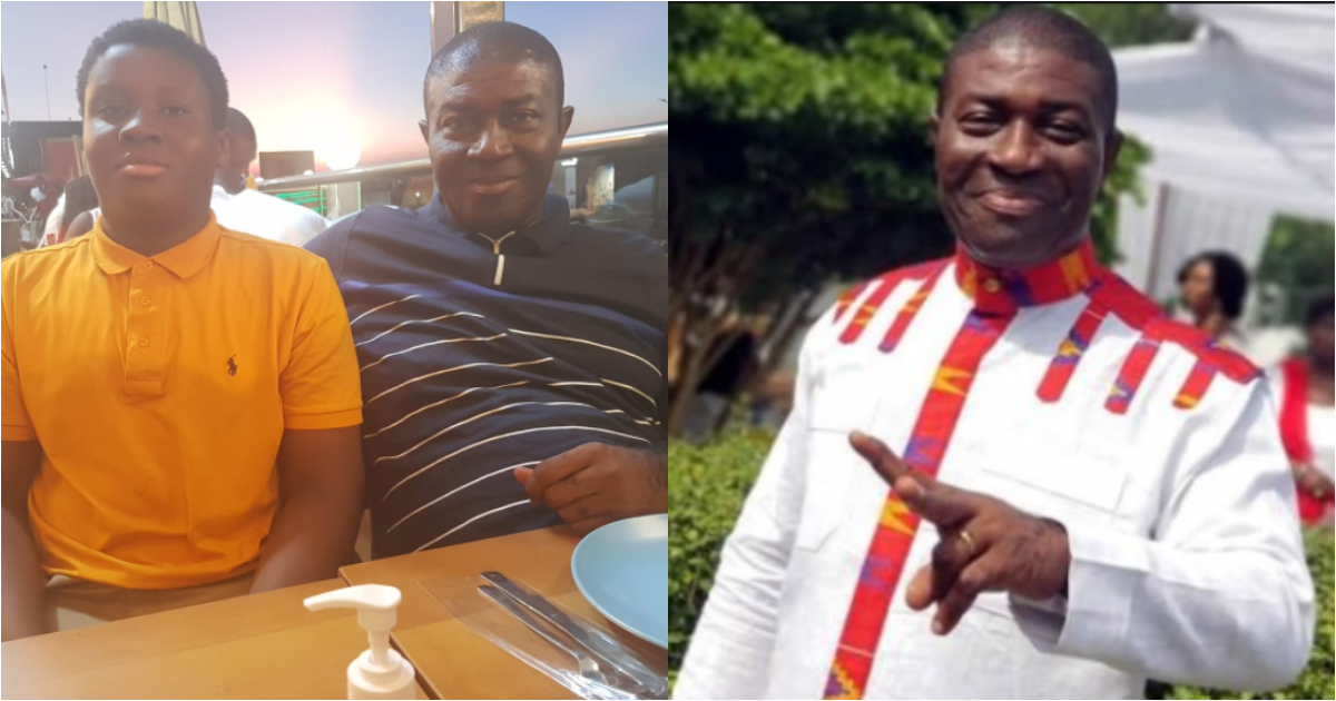 Nana Akomea flaunts his lookalike son for the first time to celebrate boy's birthday