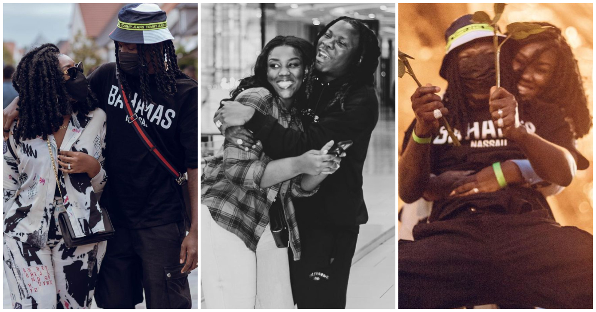 Stonebwoy and Beautiful Wife Dr. Louisa Enjoy Romantic Date In South Africa; Fans Admire Their Love