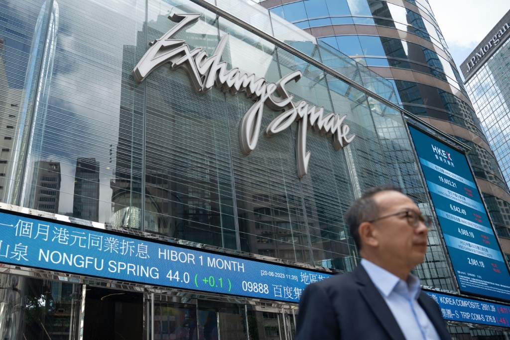 Hong Kong's Hang Seng Index led Asian losses as market-heavyweight Alibaba was hammered