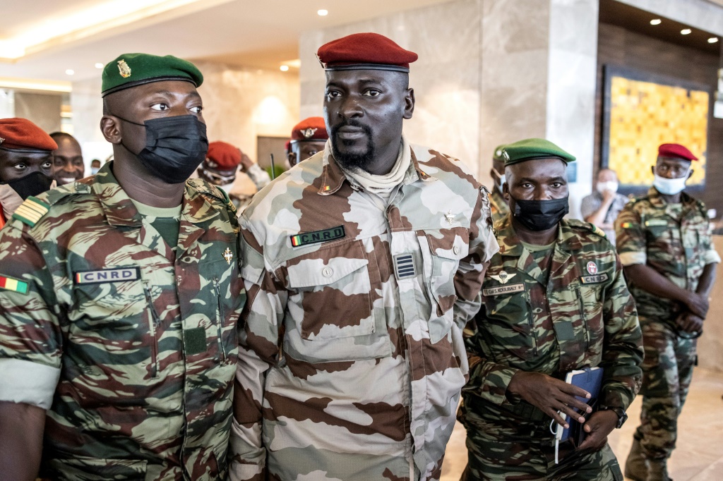 Colonel Mamady Doumbouya took power after a coup in September