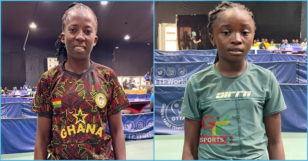 Ghanaian table tennis star defeats nine-year-old Kenyan opponentin All African Games
