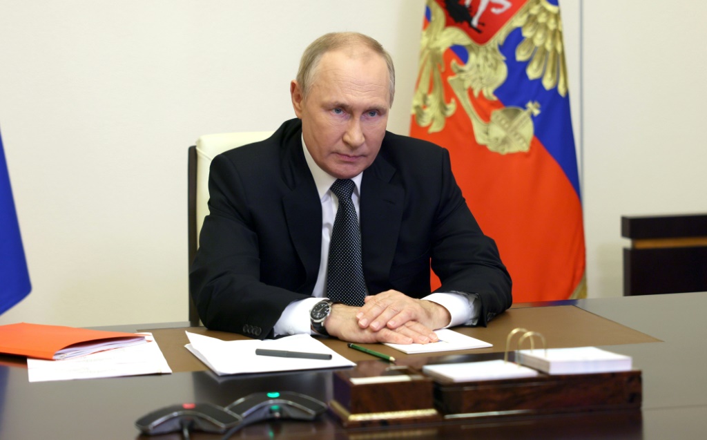 Russian President Vladimir has imposed martial law in lands under the Kremlin's control