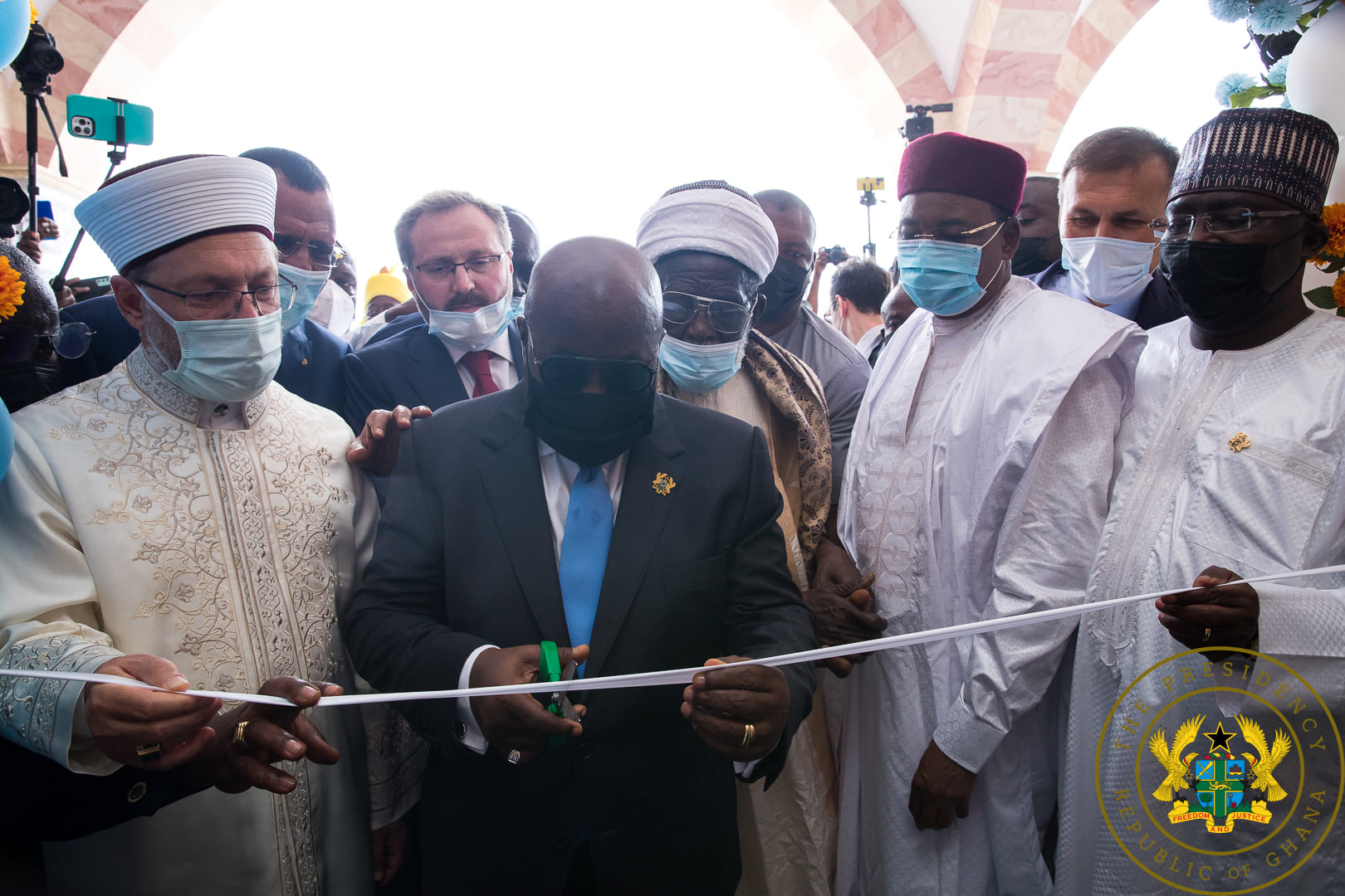 Akufo-Addo Commissions Ghana's National Mosque; Chief Imam, other dignitaries grace Occasion
