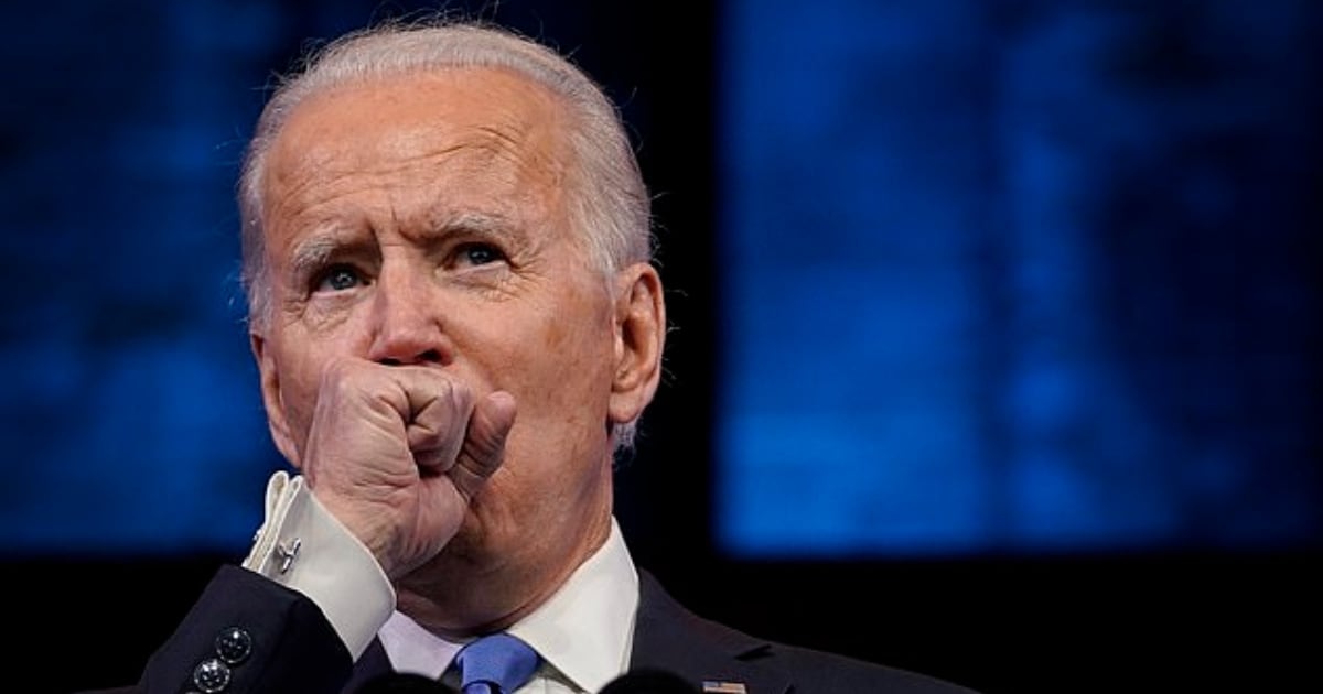 Joe Biden's persistent cough while giving speech after Electoral College victory causes concern
