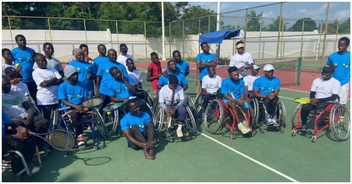 Photo of the Ghana Wheelchair Tennis Team