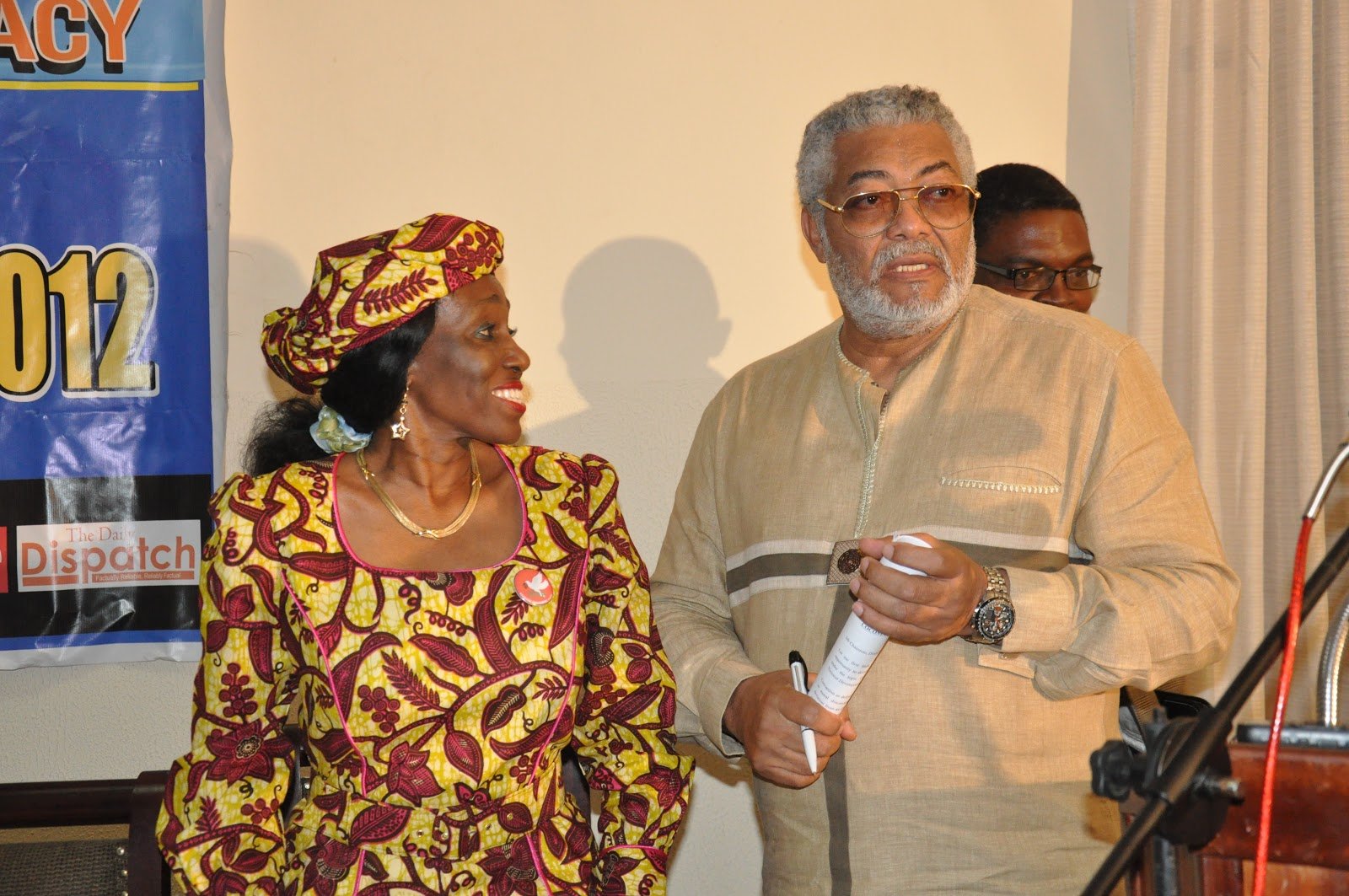 Photos of Late JJ Rawlings and his wife Nana Konadu which show they were inseperable