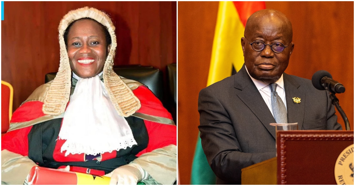 Akufo-Addo has nominated Justice Torkornoo as the next CJ of Ghana.