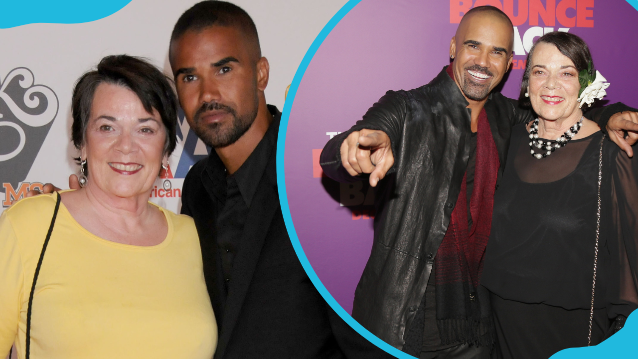 Shemar and Joan attend the 16th Annual Race To Erase MS 
 (L). The actor poses with Marilyn at the Premiere of Viva Pictures' "The Bounce Back" (R)