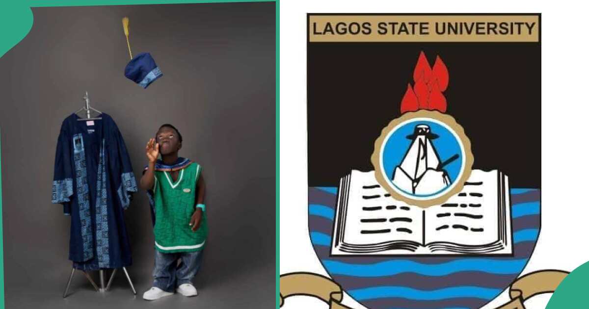 Graduate with small stature goes viral.