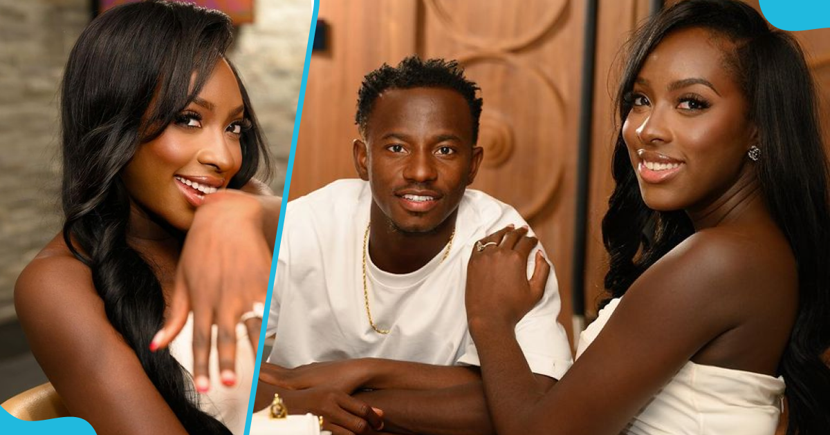 Thomas Partey's Ex-Girlfriend Gifty Boakye Gets Engaged To US-Based Footballer Yaw Yeboah (Photos)