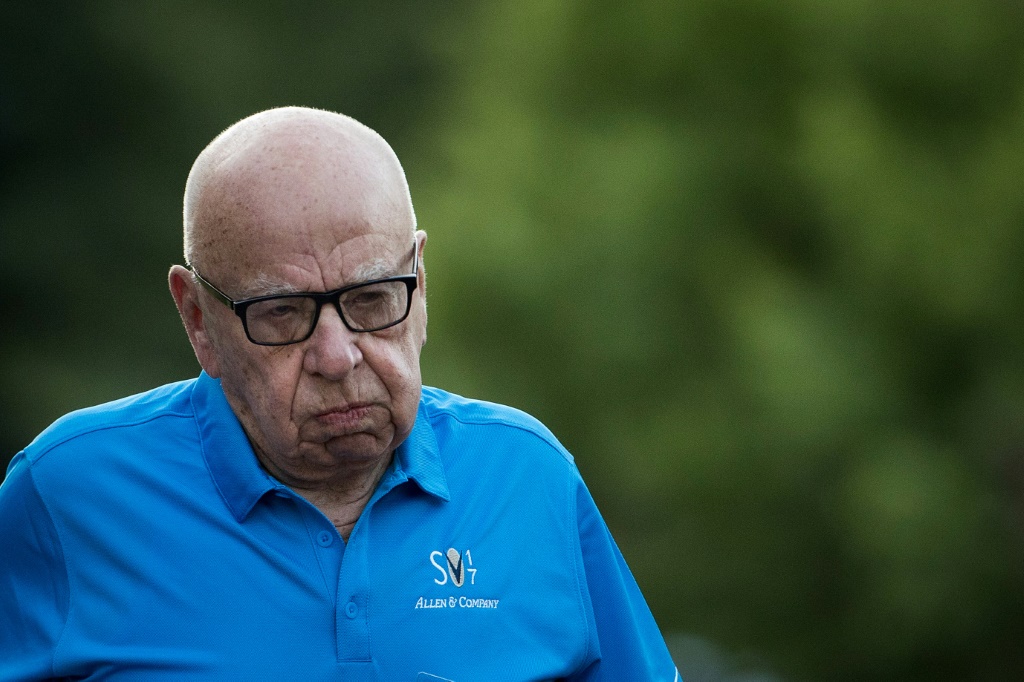 Rupert Murdoch was deposed in a defamation lawsuit brought by vote machine maker Dominion against Fox News