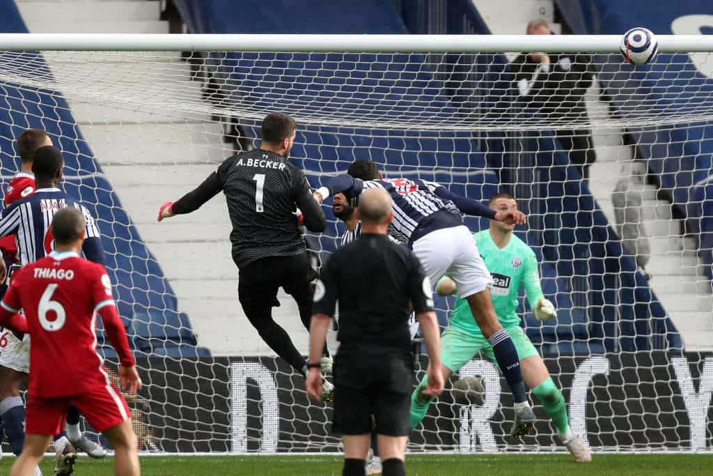 Alisson Becker's 95th-minute header saved Klopp's blushes as Liverpool beat West Brom in a tough EPL clash