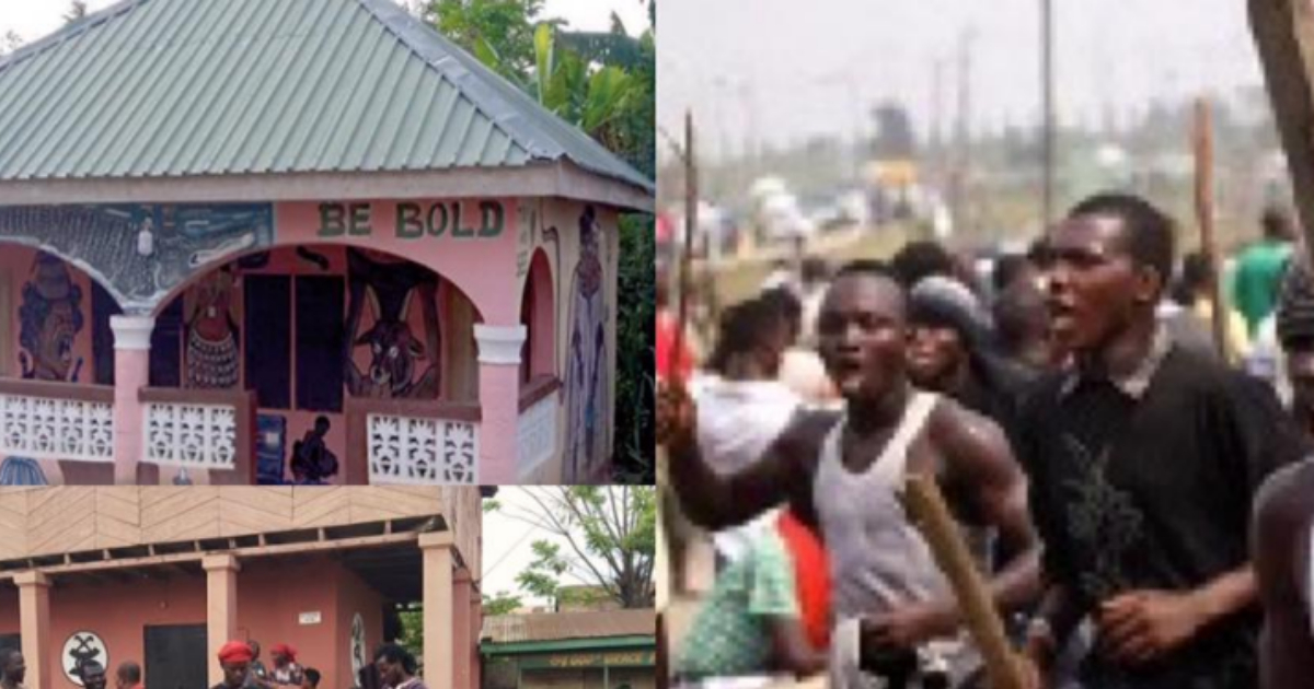 Kasoa Murder: Angry residents march to fetish priestess shrine to burn it down