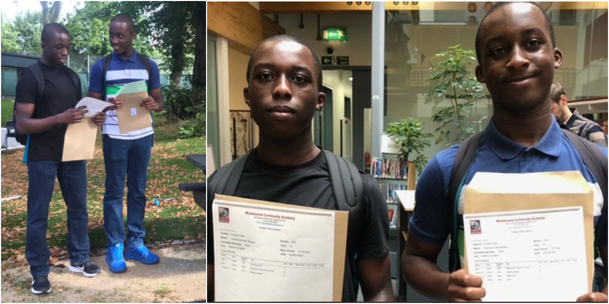 Ghanaian twins who scored 6As in A-level exams gain top places at Ivy League schools in UK