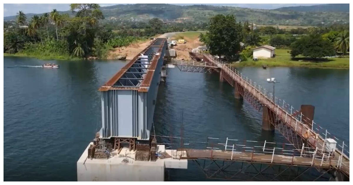 Promised suspension bridge over Volta Lake for trains misses March 2022 deadline