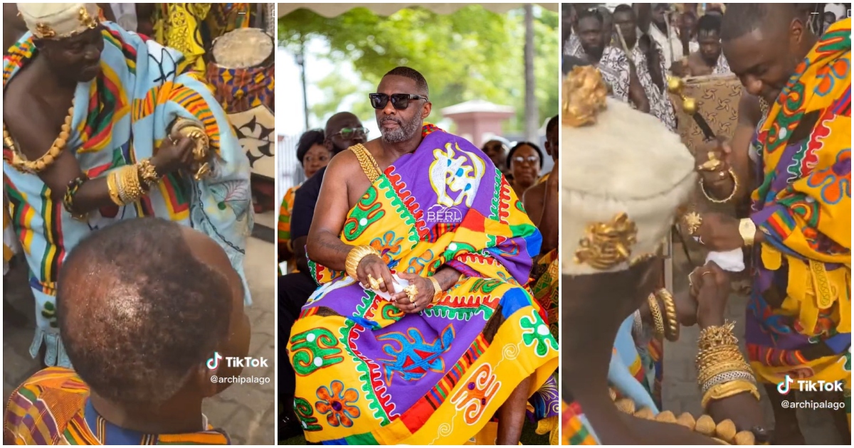 Idris Elba: UK Born Ghanaian Actor Dances Joyously And Shows Off Elegant Kete Dance Moves In Video