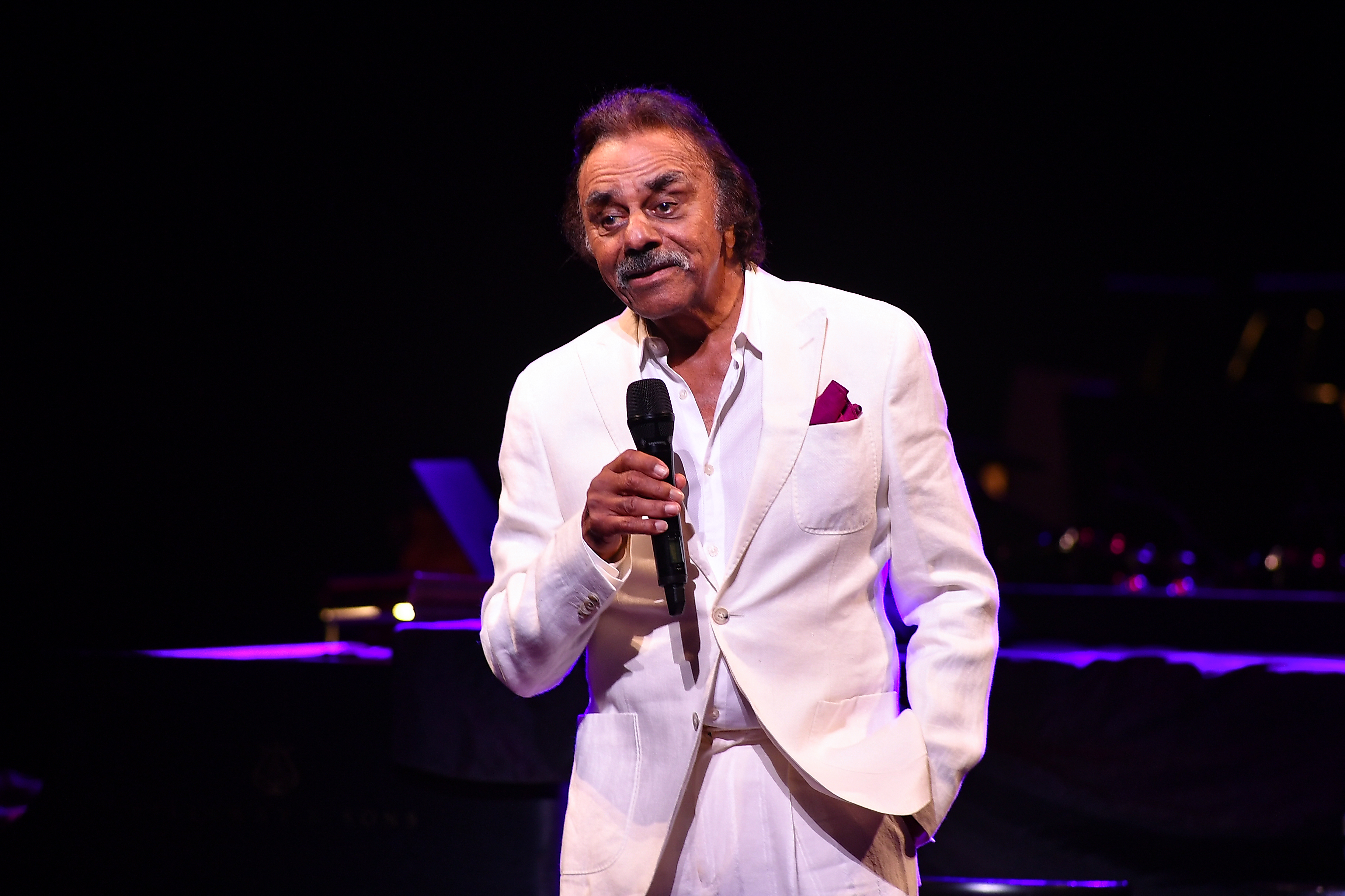 Johnny Mathis is at Cobb Energy Performing Arts Centre in Atlanta