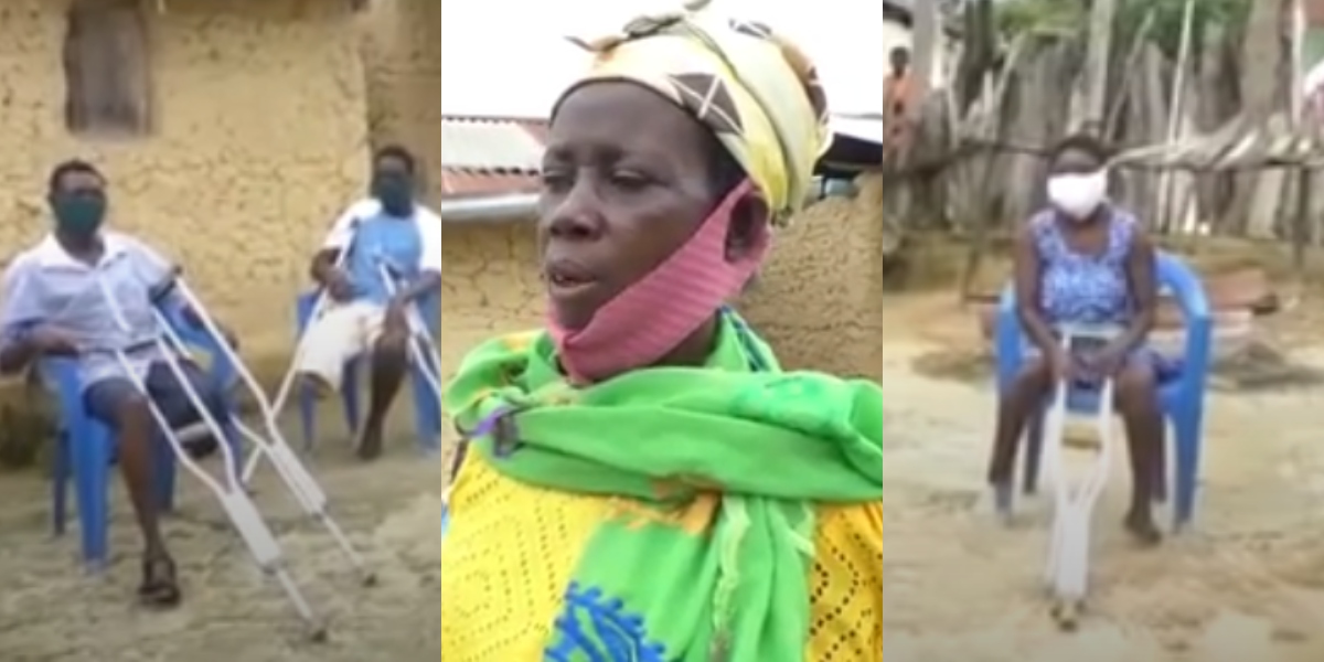 Meet 60-year-old Ghanaian single mom whose 3 kids have all lost their legs