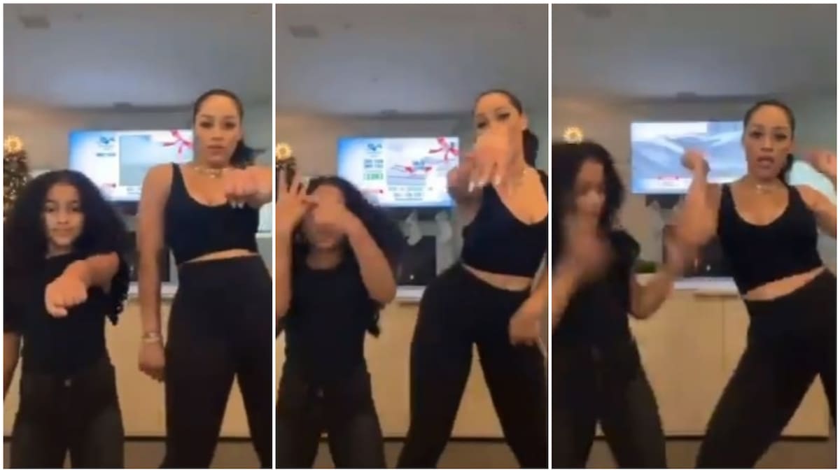 Sweet video of little girl and mother dancing with cool moves goes viral