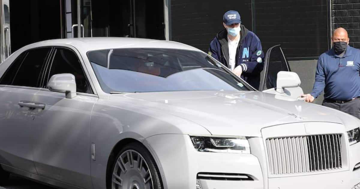 Pete Davidson Spotted Driving Kim Kardashian’s Rolls Royce.