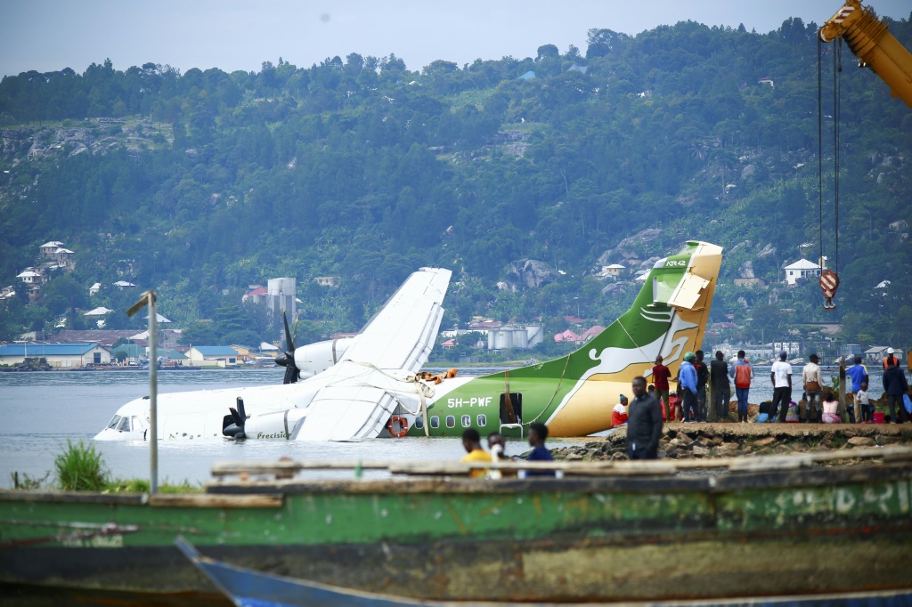Nineteen people died when the Precision Air plane went down on Sunday