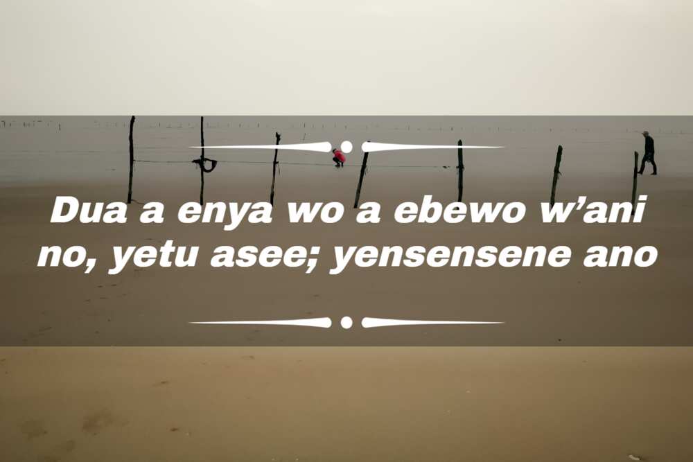 What are some of the Ghanaian proverbs?