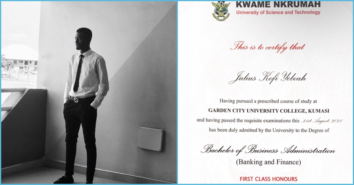 GCUC: First-class graduate who completed in 2021 begs for employment online, Ghanaians react