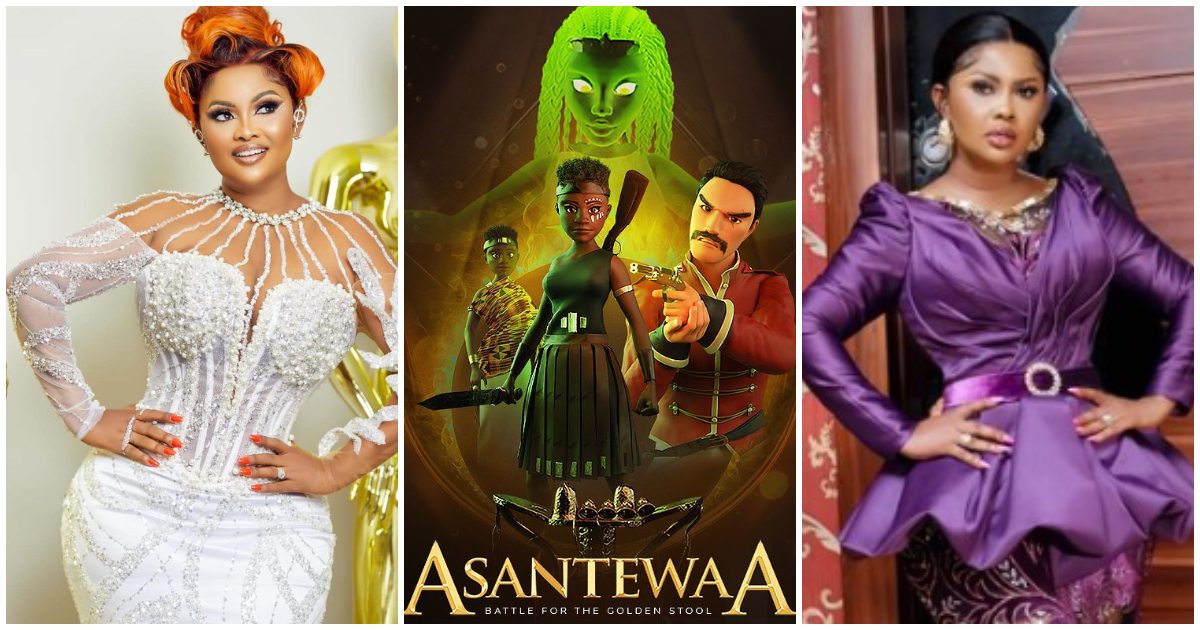 Nana Ama McBrown: Ghanaians Rain Praises On Actress For Voicing Main Character in 3D Animation Movie Asantewaa