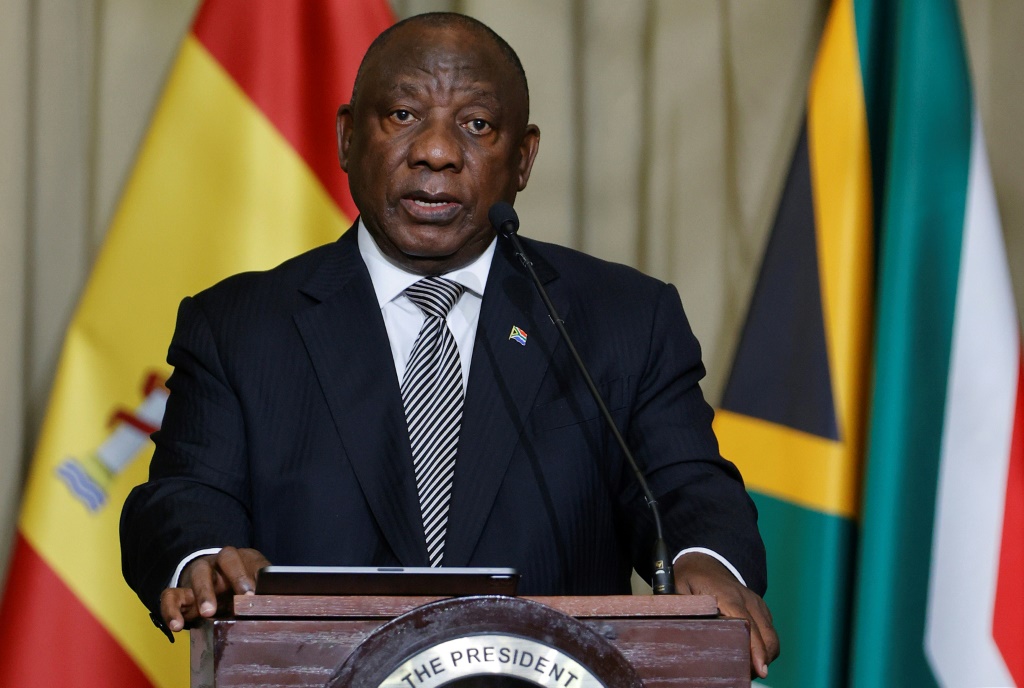 Ramaphosa is bidding for a second term as head of the ruling ANC