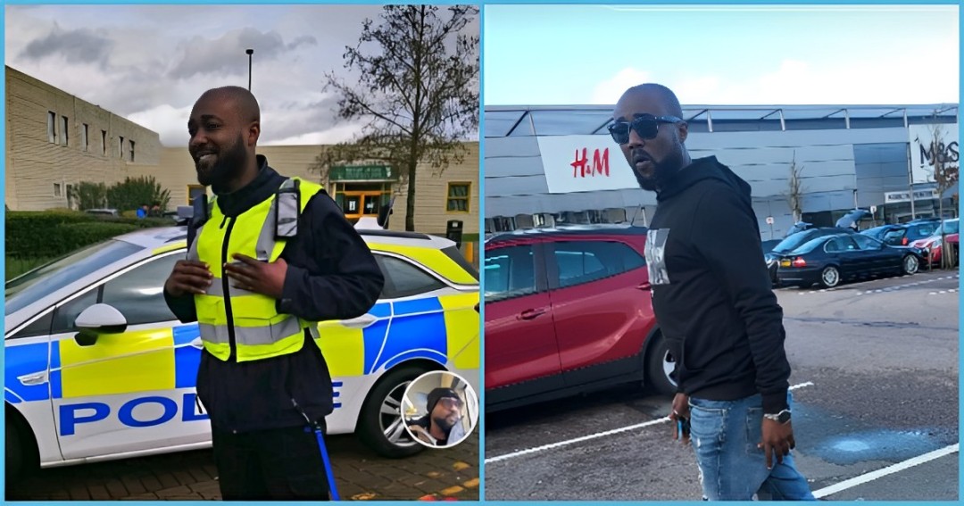 Otumfuo Nana: Kumawood actor celebrates as he quits acting to work as a security guard abroad (photos)