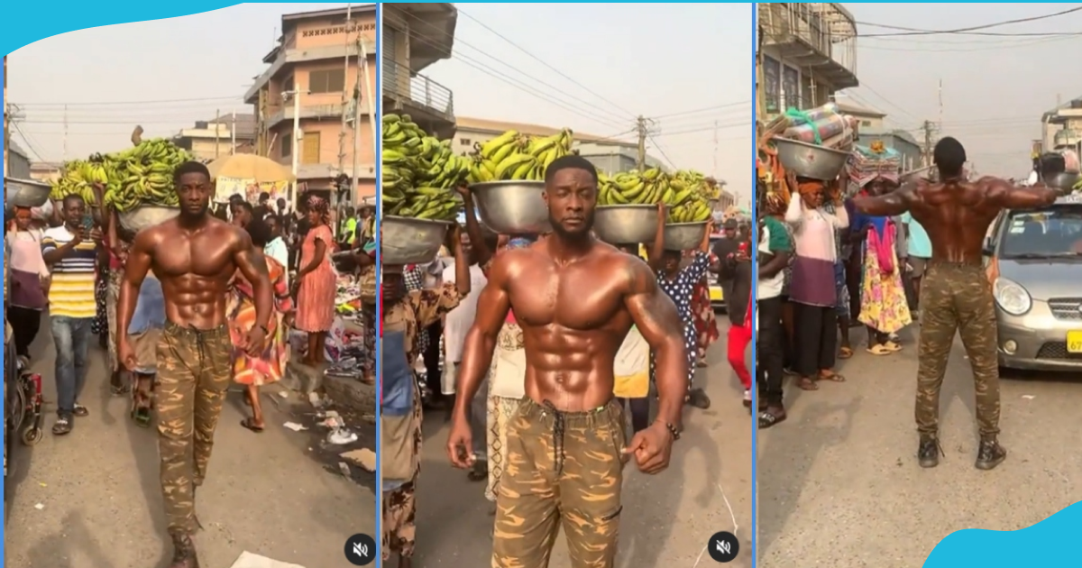 Muscular Ghanaian Man