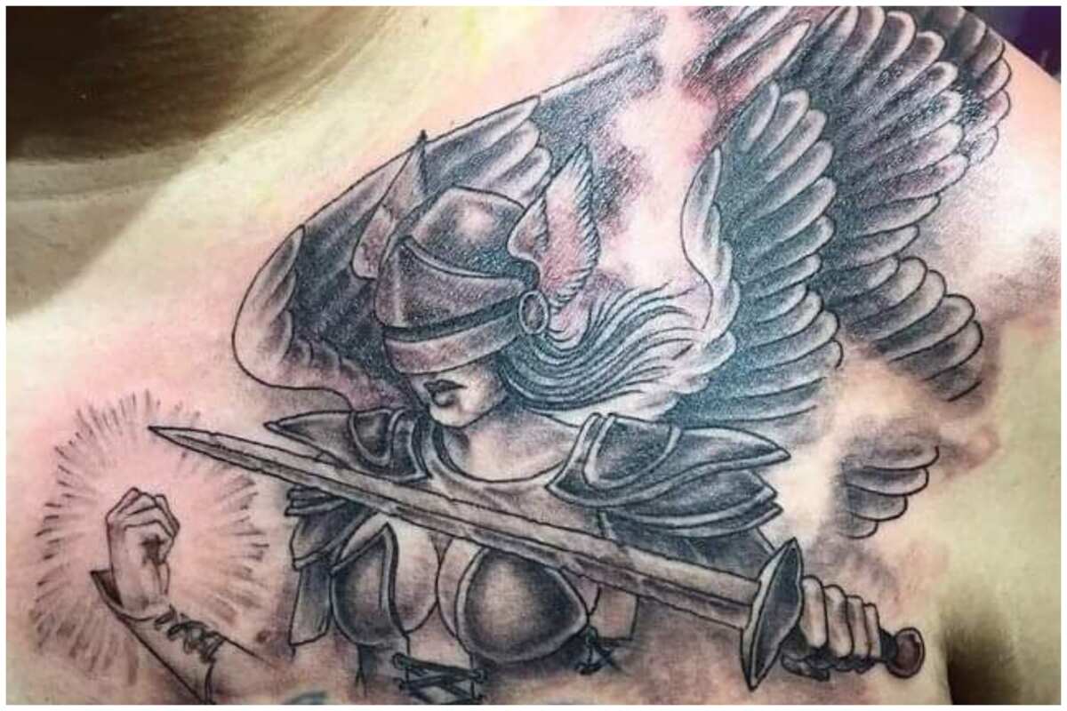 Art Immortal Tattoo  Tattoos  Blake Ohrt MADISON  Guardian angel tattoo