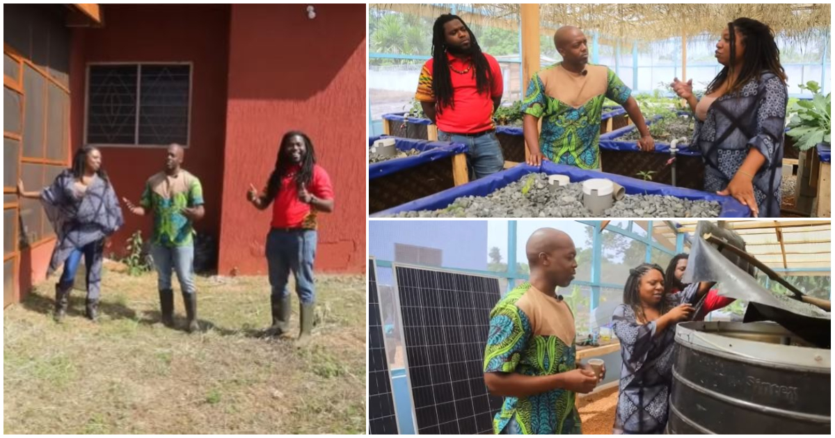 African-American couple moves to Ghana to build a solar-powered house and start tilapia farming