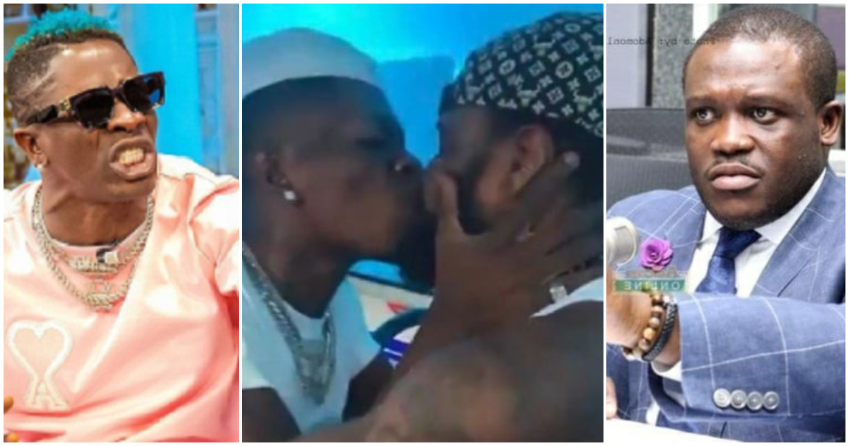 Shatta Wale and Sam George Clash over Kissing Video online