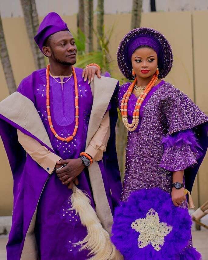aso oke for yoruba traditional wedding