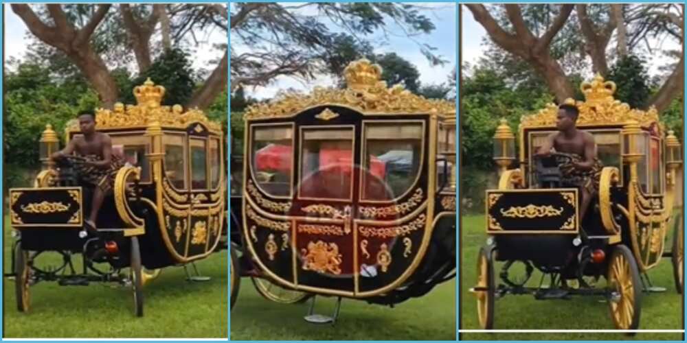 Ghanaian Chief Buys Modern Carriage For Ceremonial Transport: “No More Palanquins”