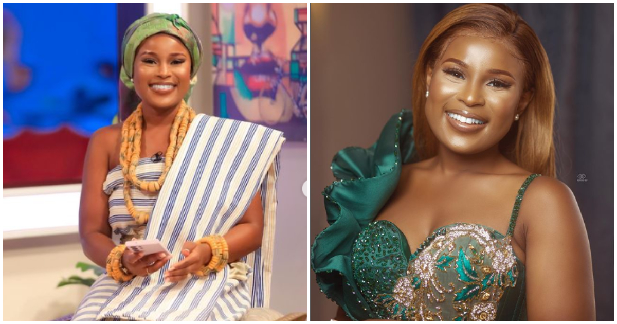 Berla Mundi: Ghanaians react to oId photos of TV show host looking slim and almost unrecognisable
