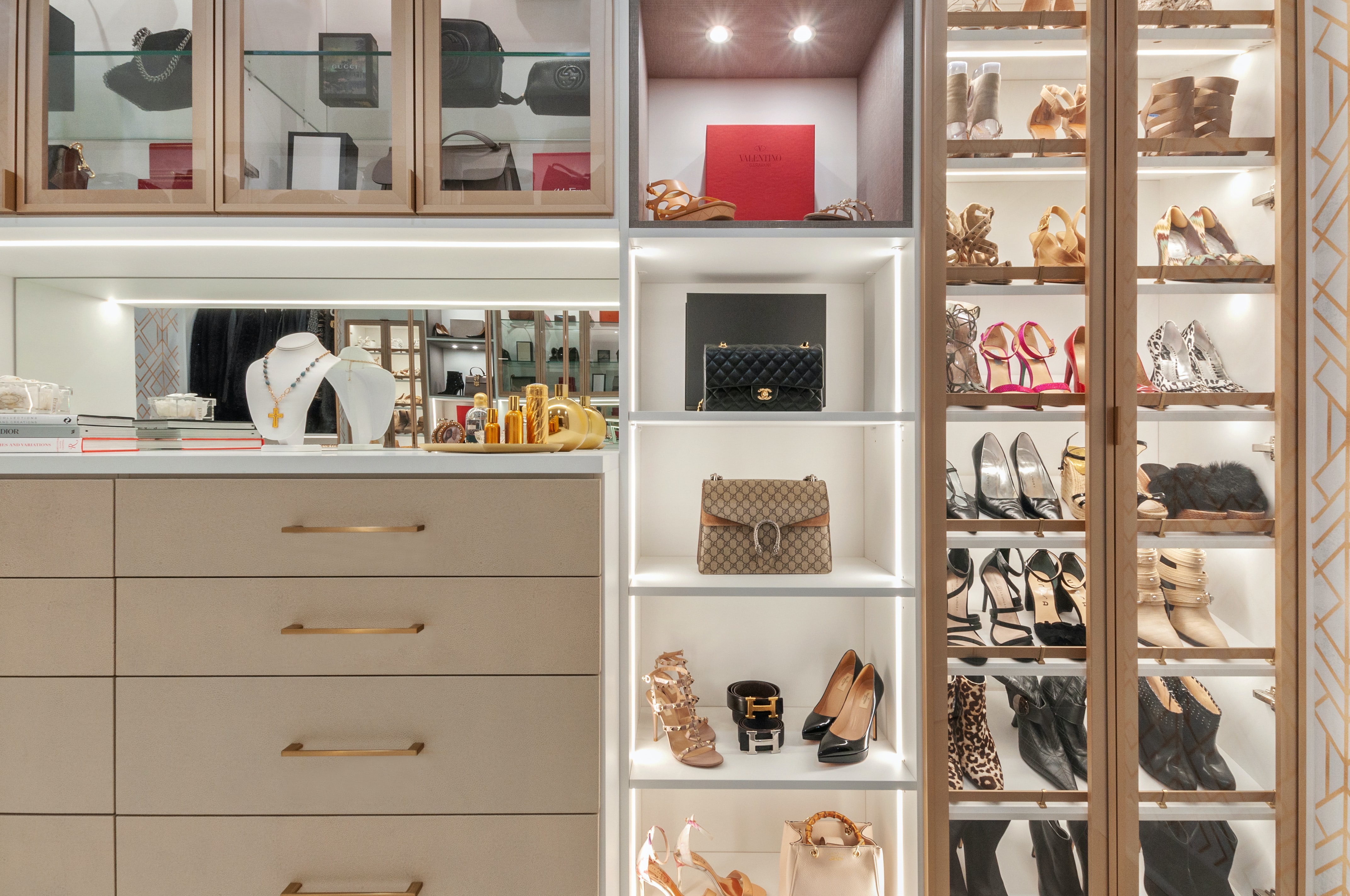 Luxury walk-in closets