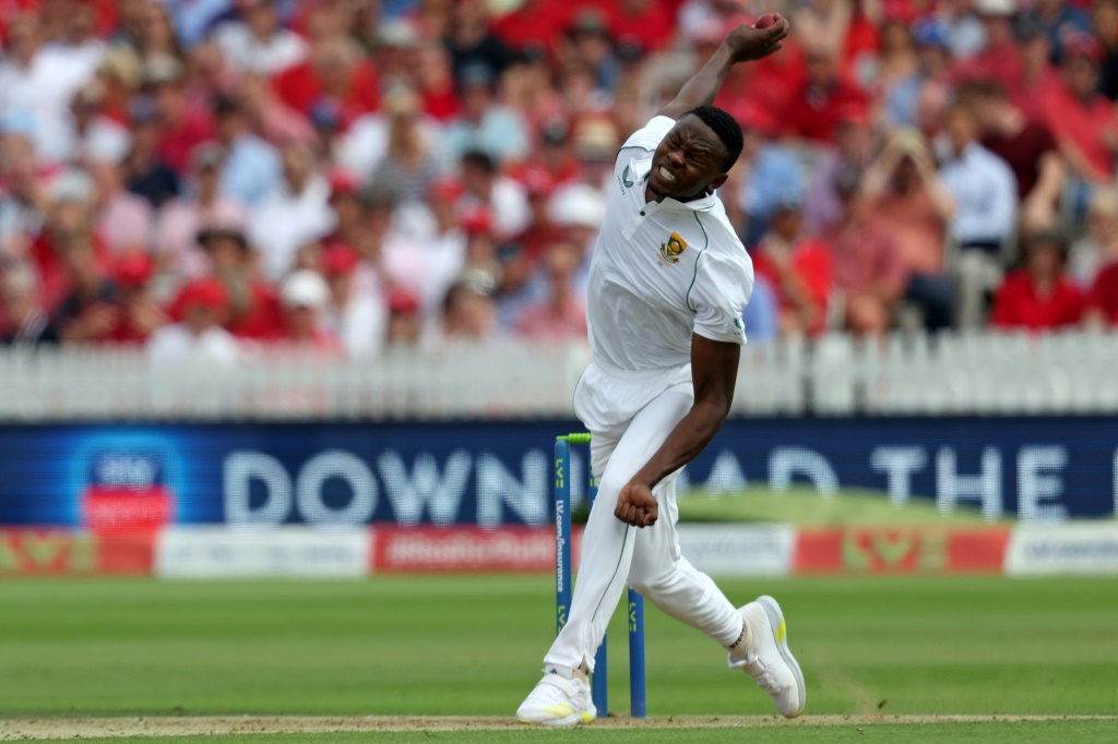 Lord of Lord's -  South Africa fast bowler Kagiso Rabada in action during the first Test against England