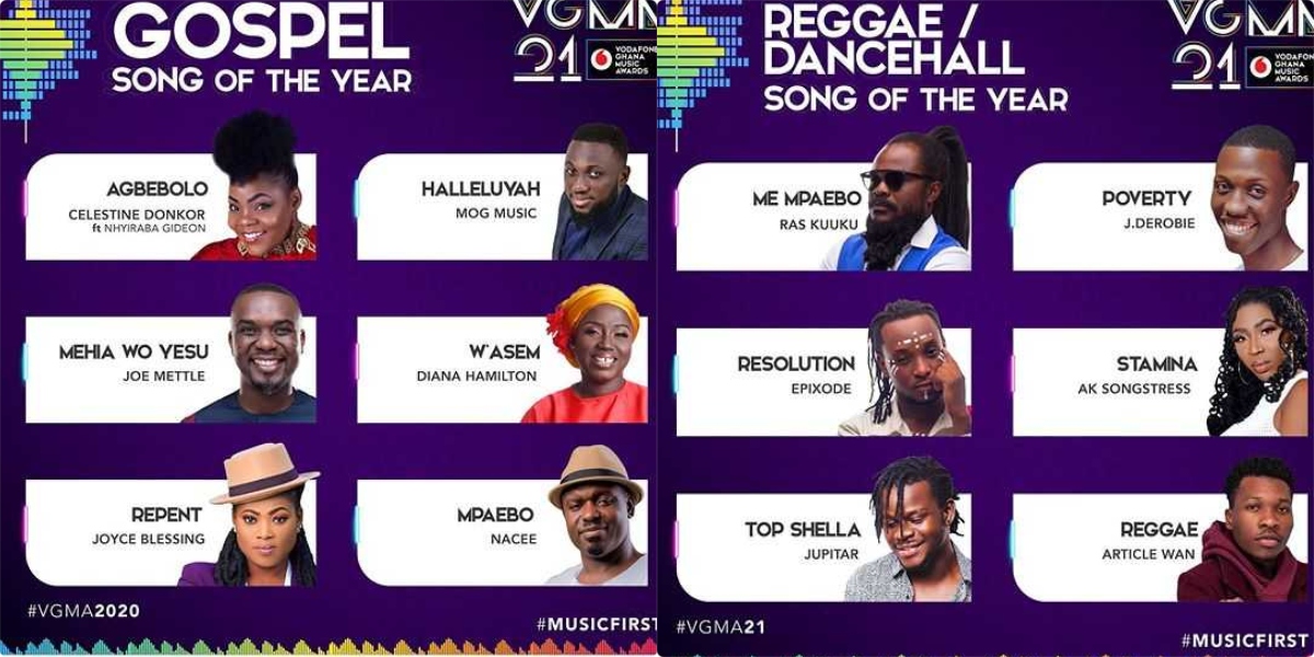 Hosts for the 2020 Vodafone Ghana Music Awards revealed
